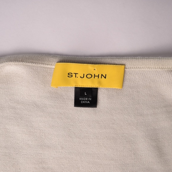 St John Knit Womens Sweater Size L 100% Wool - Picture 4 of 8